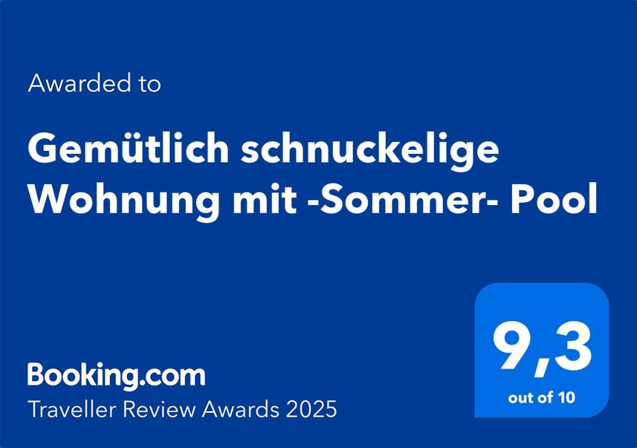 Gemuetlich Schnuckelige Mit -sommer- Pool